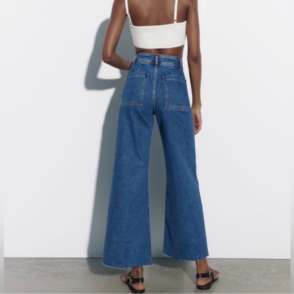 Zara The Marine Striaght Jean - Picture 5 of 14